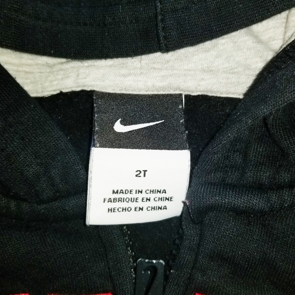 Vintage Nike Bold Baby Hoodie Sweater Zipper 2T - Picture 6 of 8